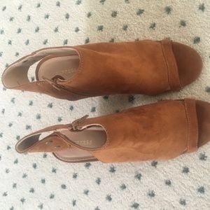Express Open Toe Bootie